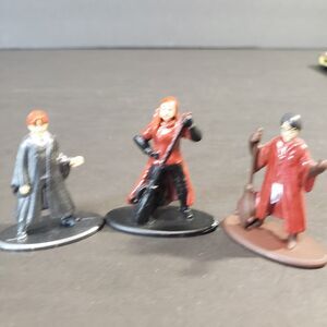 Harry Potter Metalfigs Set of 3 Toy Figures 1" Ron Weasley Gina